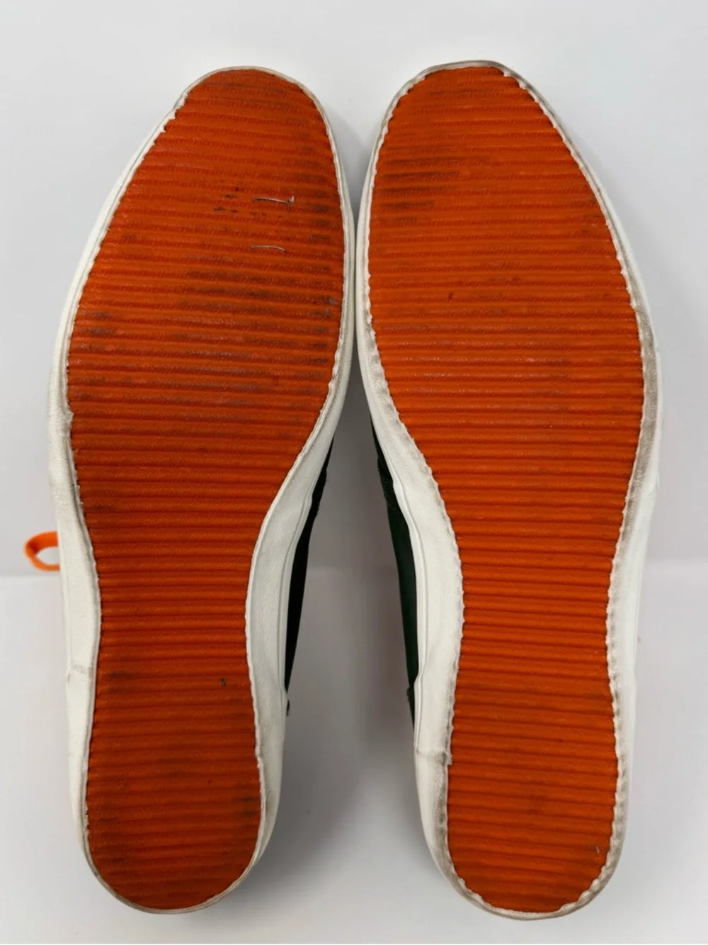 Aldo dress shoes size 13, green orange, sneaker, casual, modern‎